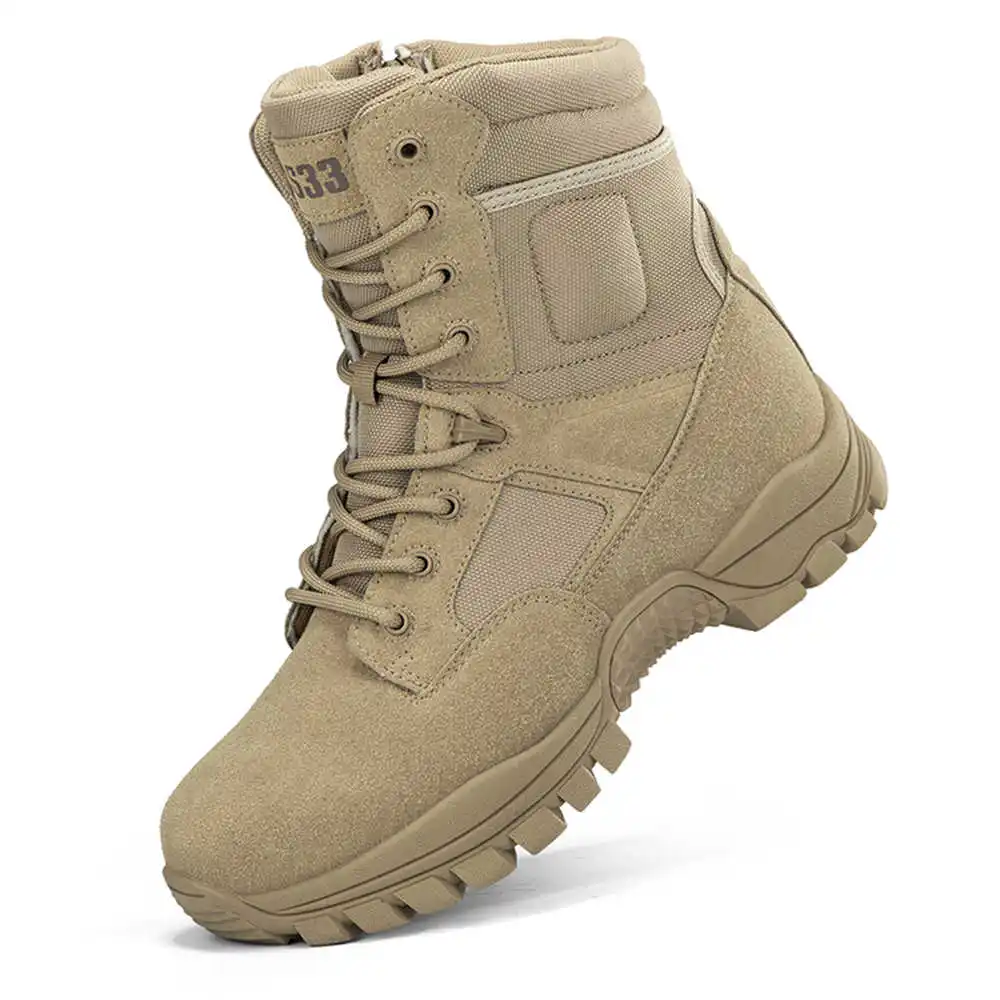 Useful Tech Accessories Gifts For Husband - Nonslip Genuine Leather Hiking Boots Designer