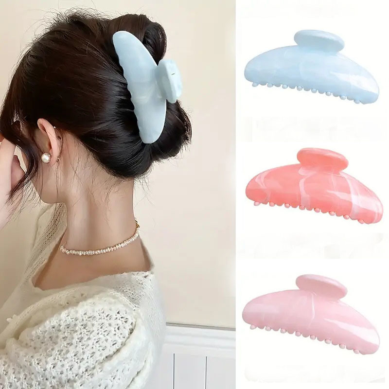 Hi Tech Accessories - Imitation Acetate Jelly Color Hair Clip