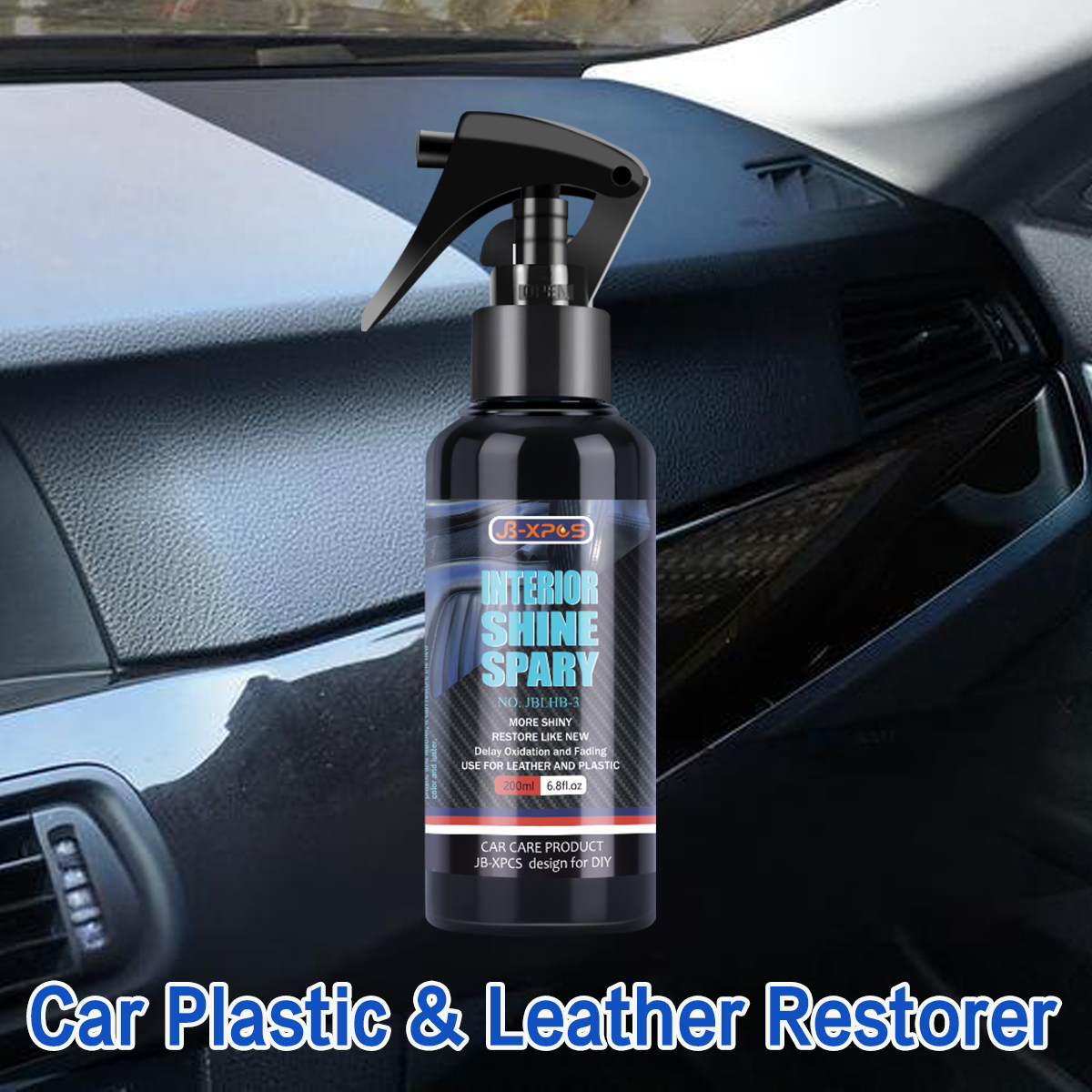Screen Cleaner Spray - Car Plastic & Leather Restorer Interior