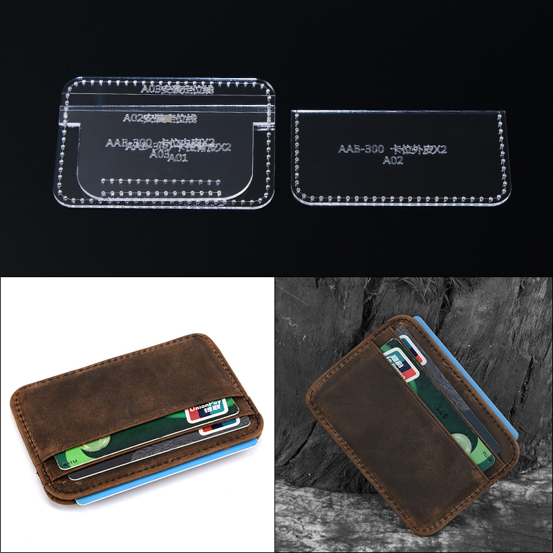 Unique Tech Accessories - 1Set DIY Acrylic Leather Template Home