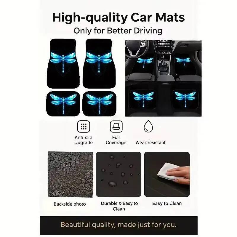 4Pcs Blue Crystal Dragonfly Bl - Universal Tech Accessories recensie en prijs