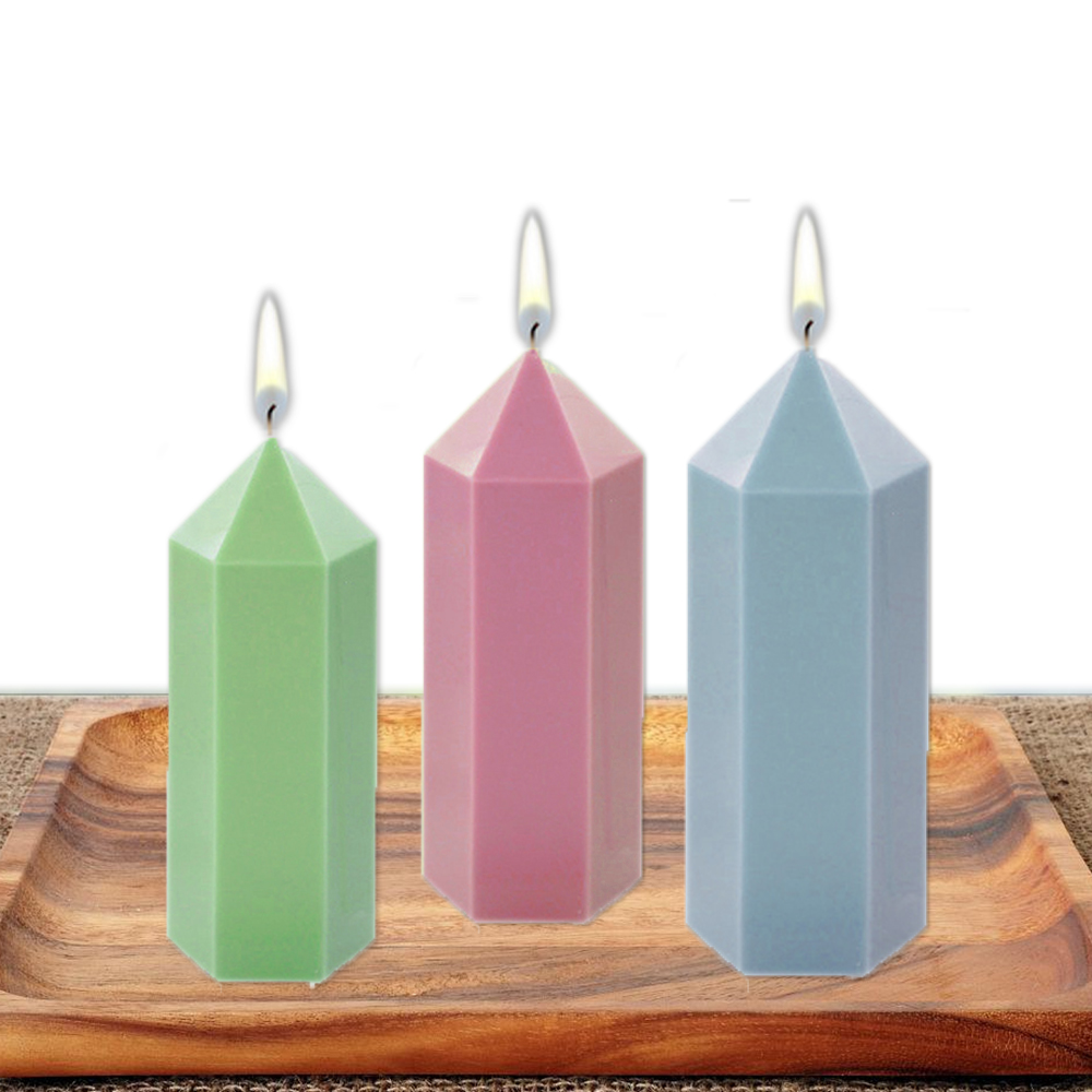 3D Hexagonal Column Candle Mol - Unique Tech Accessories recensie en prijs