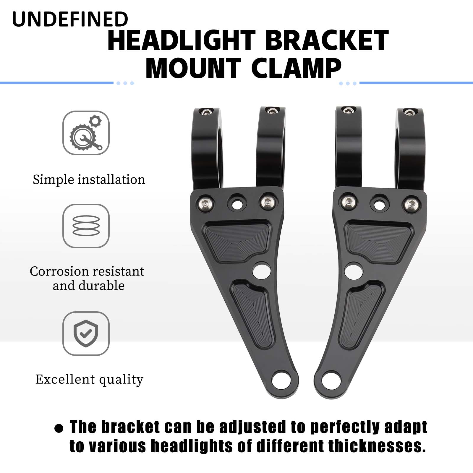 33mm-58mm Headlight Bracket Mo - Tech Q recensie en prijs