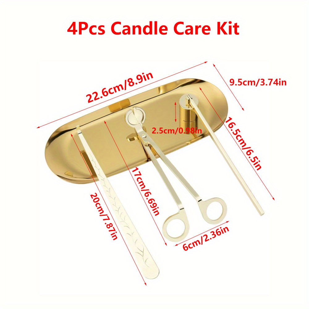 4pcs/set Luxury Candle Care Ki - Unique Tech Accessories recensie en prijs