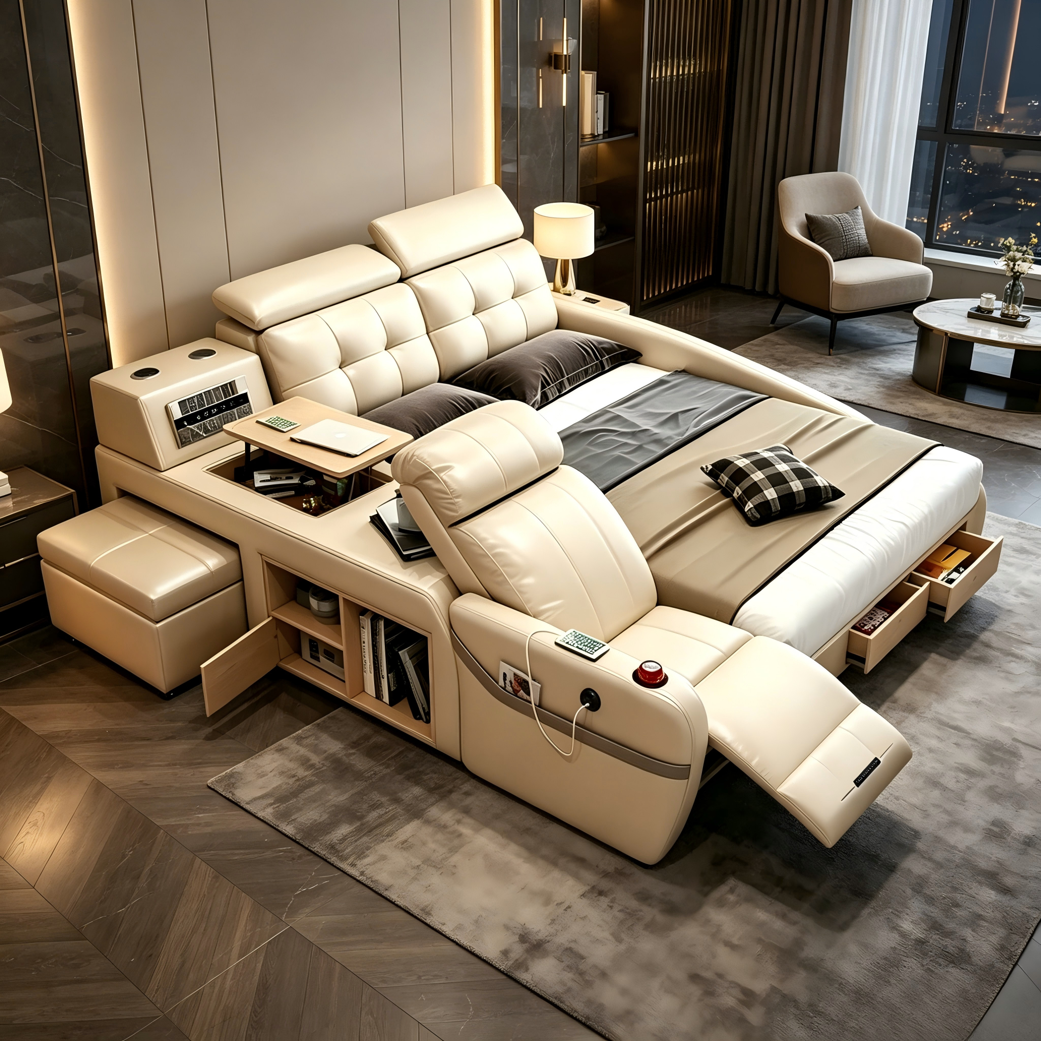 MS-Couch Electric Recliner wit - Tech Queen recensie en prijs