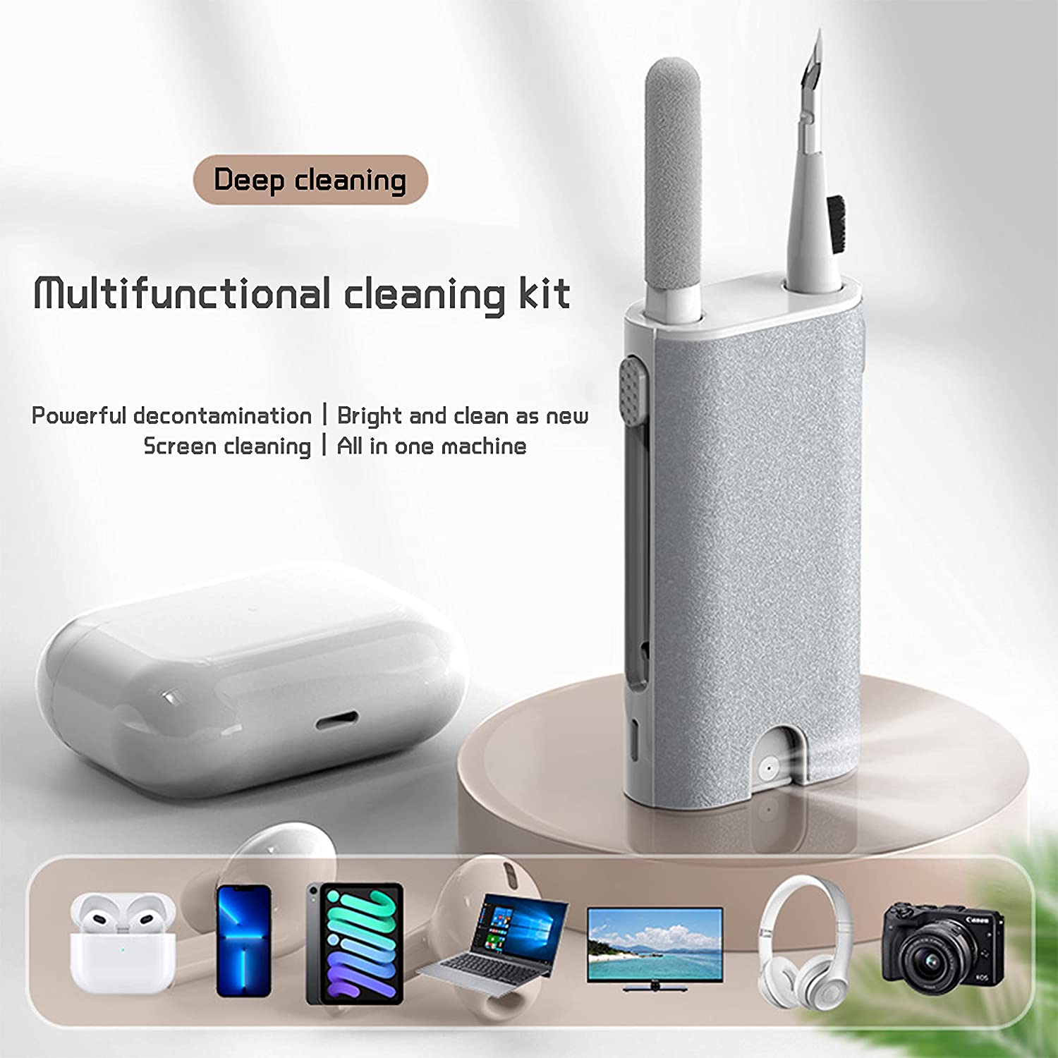 5 in 1 Earphone Cleaner Brush  - Screen Cleaner Spray recensie en prijs