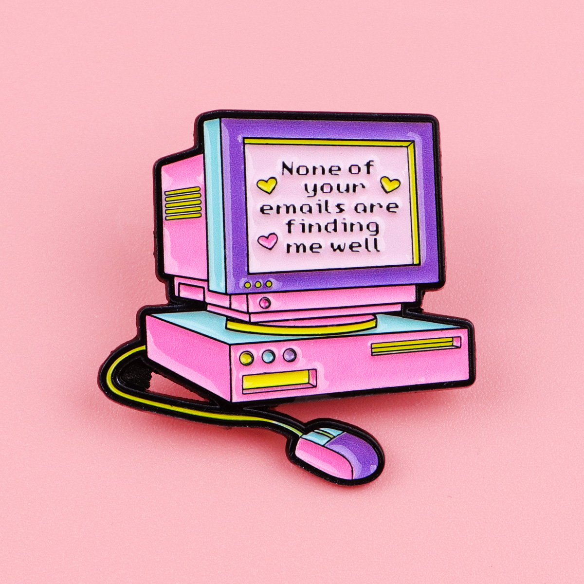 Retro Computer Enamel Pin None - Tech Accessories Backpack recensie en prijs