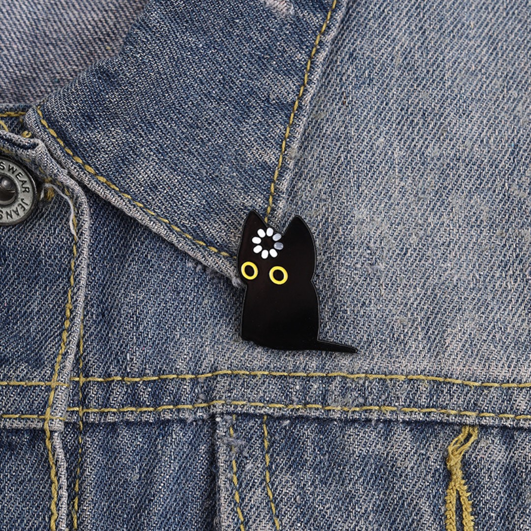 Cute Black Cat Loading Enamel  - Tech Accessories Backpack recensie en prijs