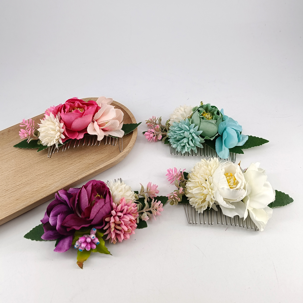 1/2 PCS 13cm Brides Wedding Fl - Tech Hair Accessories recensie en prijs