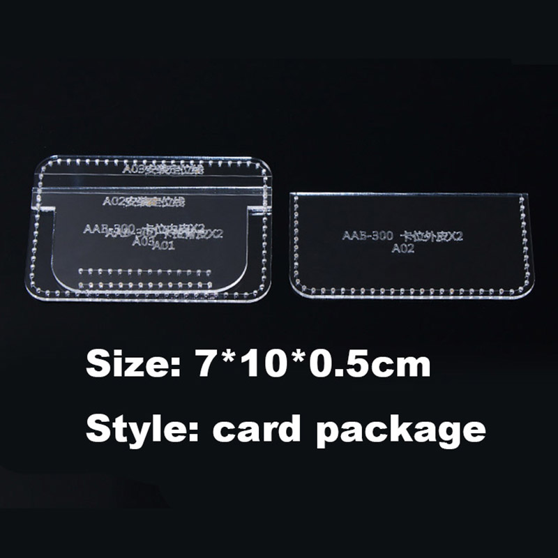1Set DIY Acrylic Leather Templ - Unique Tech Accessories recensie en prijs