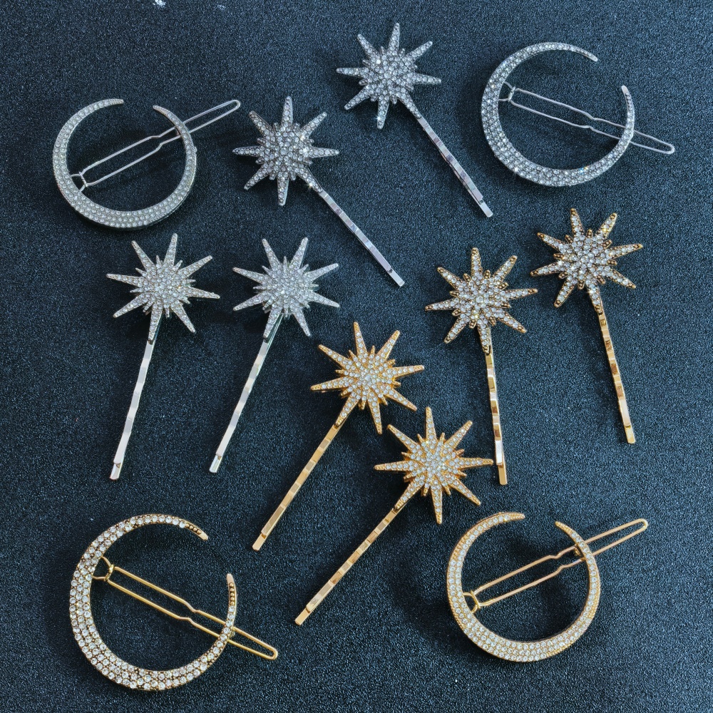 3/4 pcs set Crystal Star Hairp - Tech Hair Accessories recensie en prijs