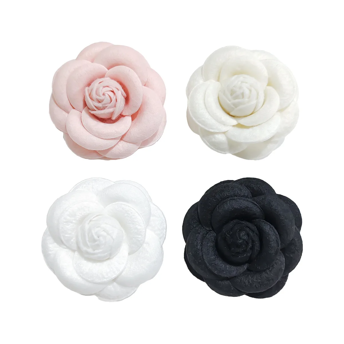 Fabric Camellia Brooch High-en - Hi Tech Accessories recensie en prijs