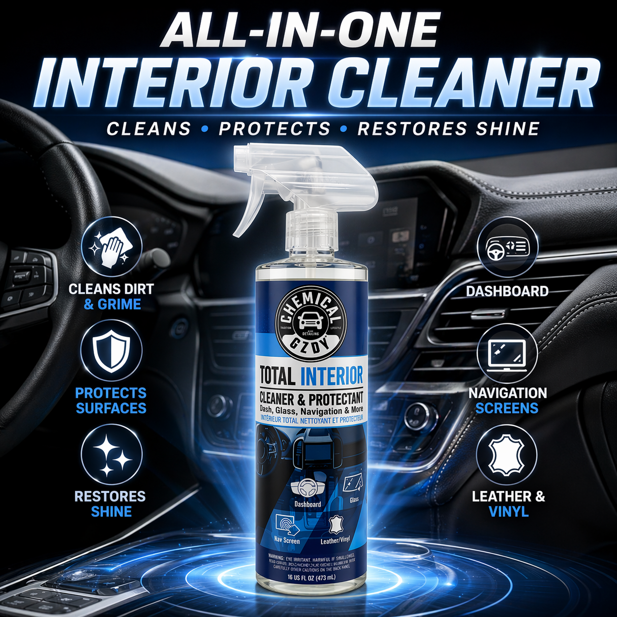 Total Interior Cleaner 473ml – - Screen Cleaner Spray recensie en prijs