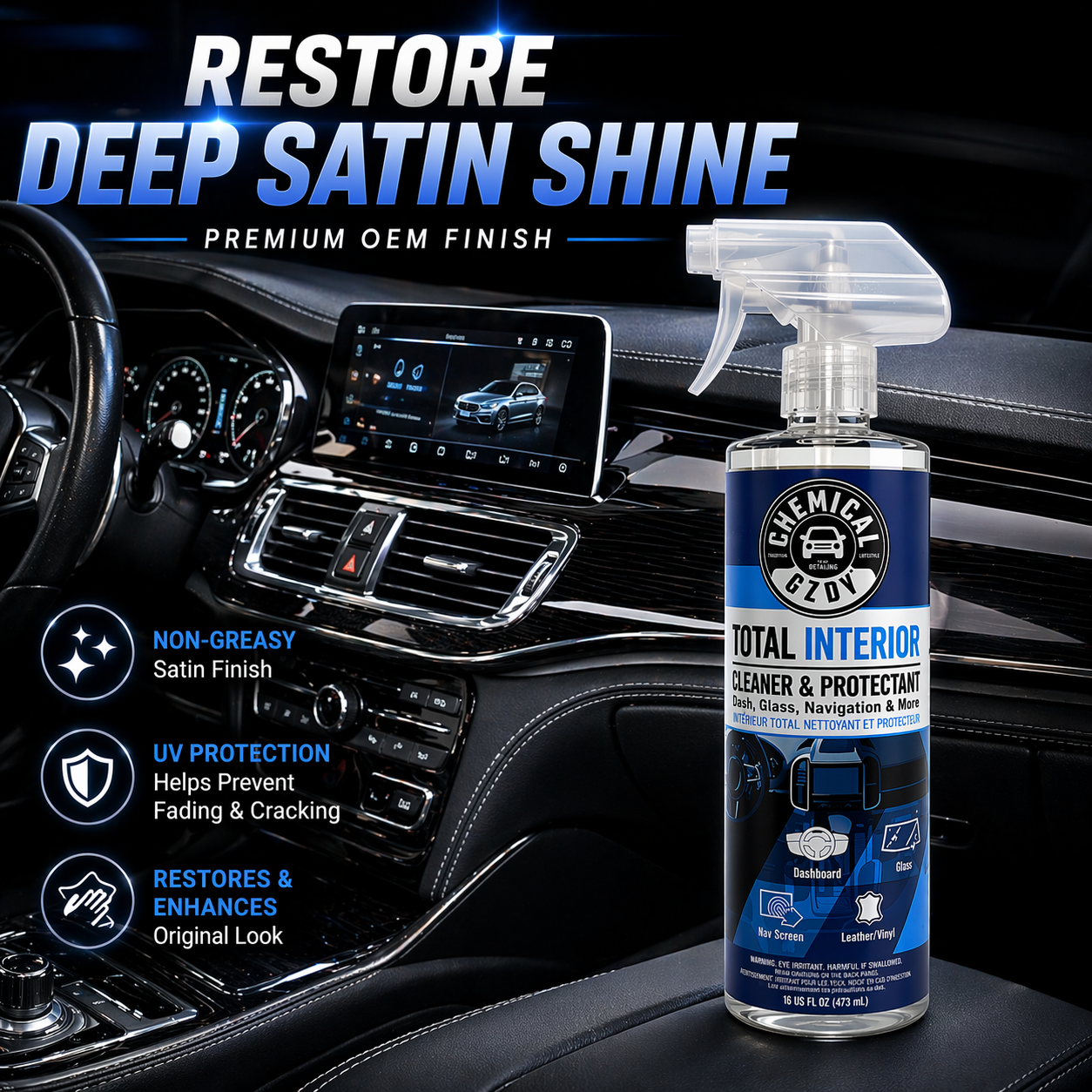 Total Interior Cleaner 473ml – - Screen Cleaner Spray recensie en prijs