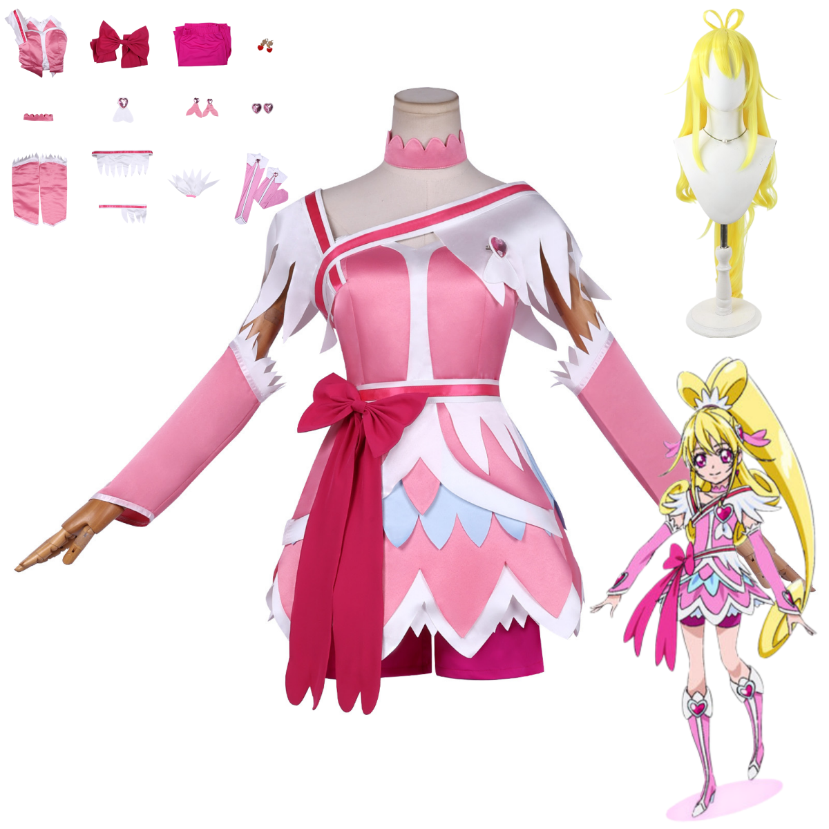 Anime Doki Doki! PreCure Cure  - Tech Hair Accessories recensie en prijs