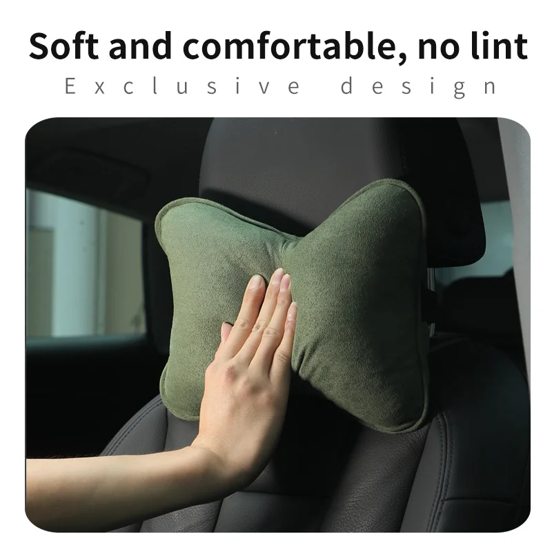 Suede Car Neck Pillow for Rena - Tech Neck Accessories recensie en prijs