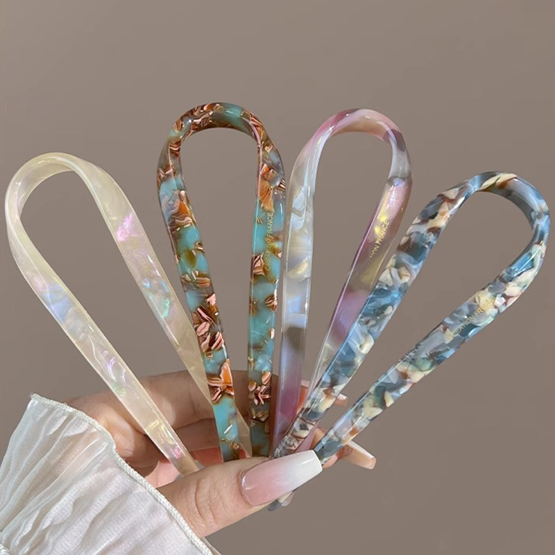 U-Shaped Hair Sticks Acetate A - Tech Hair Accessories recensie en prijs
