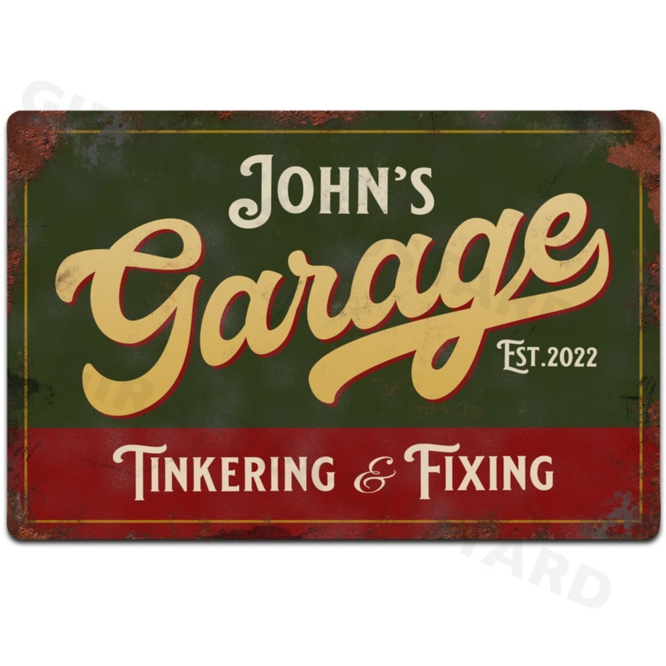 Custom Personalised Garage Met - Tech Accessories recensie en prijs
