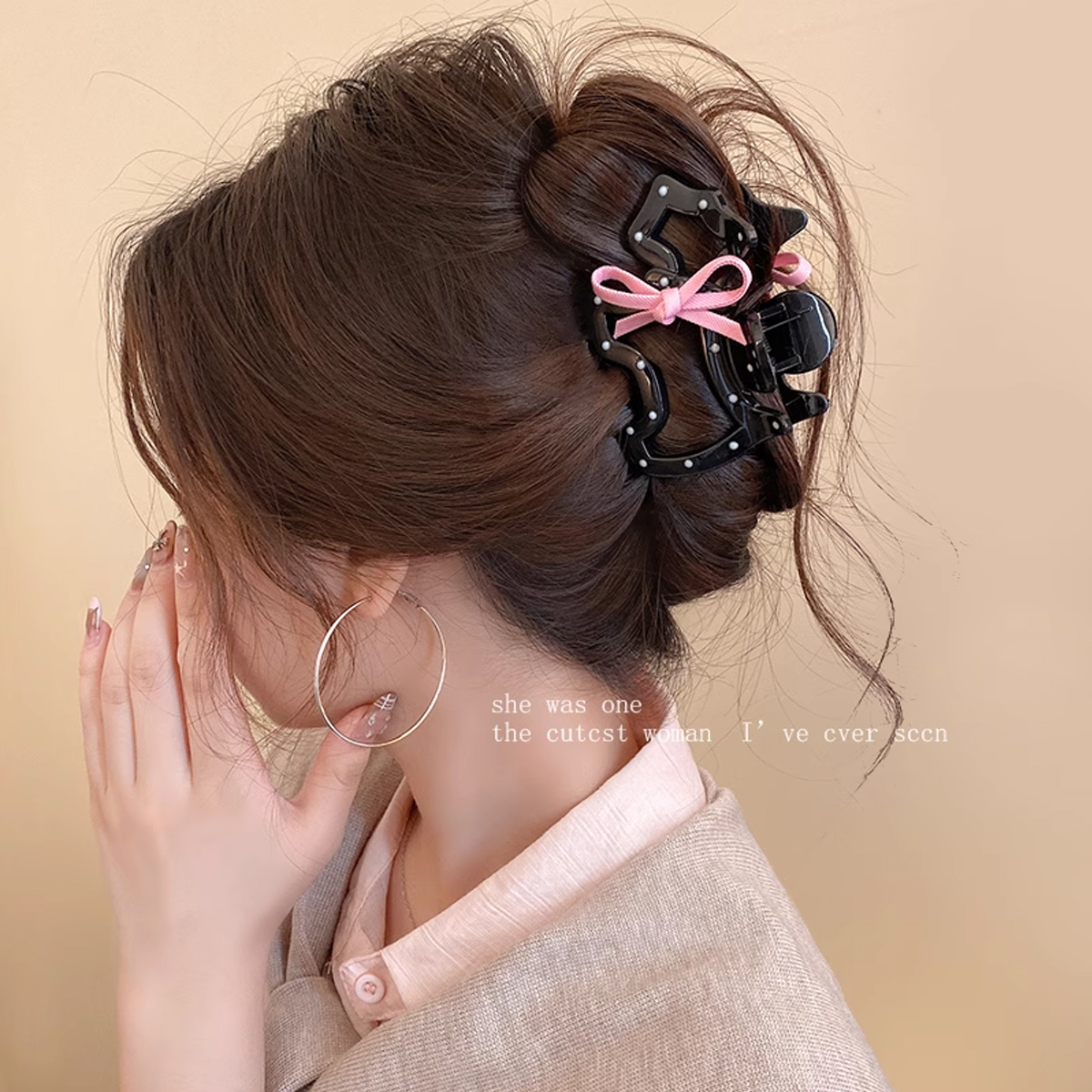 1pc bowknot polka dot dog claw - Hi Tech Accessories recensie en prijs