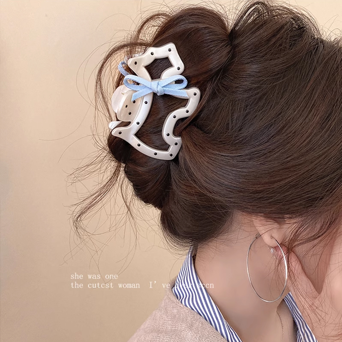 1pc bowknot polka dot dog claw - Hi Tech Accessories recensie en prijs