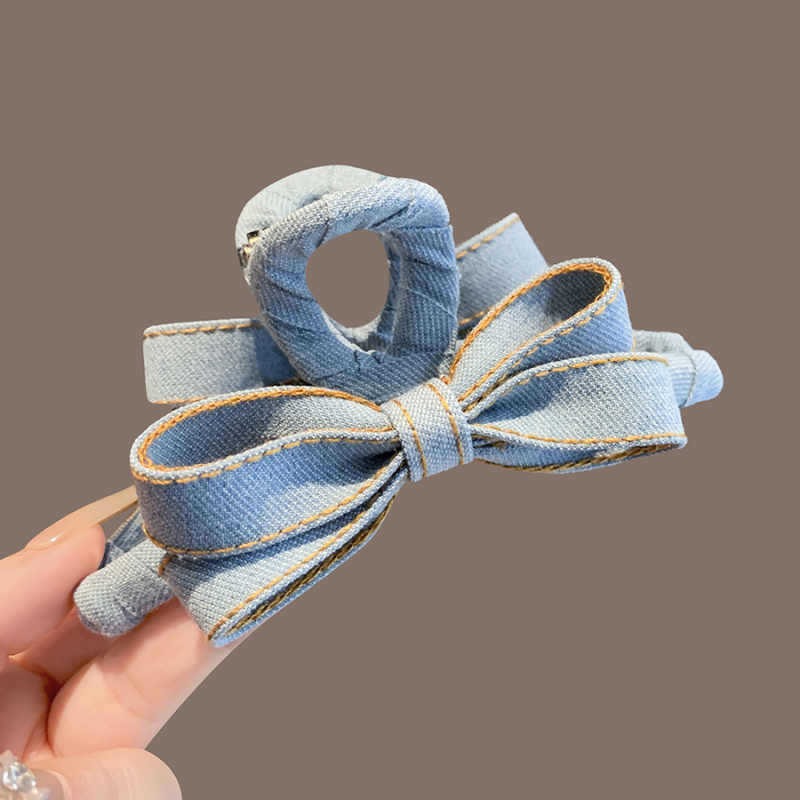 Autumn Winter Denim Bow Hair C - Hi Tech Accessories recensie en prijs