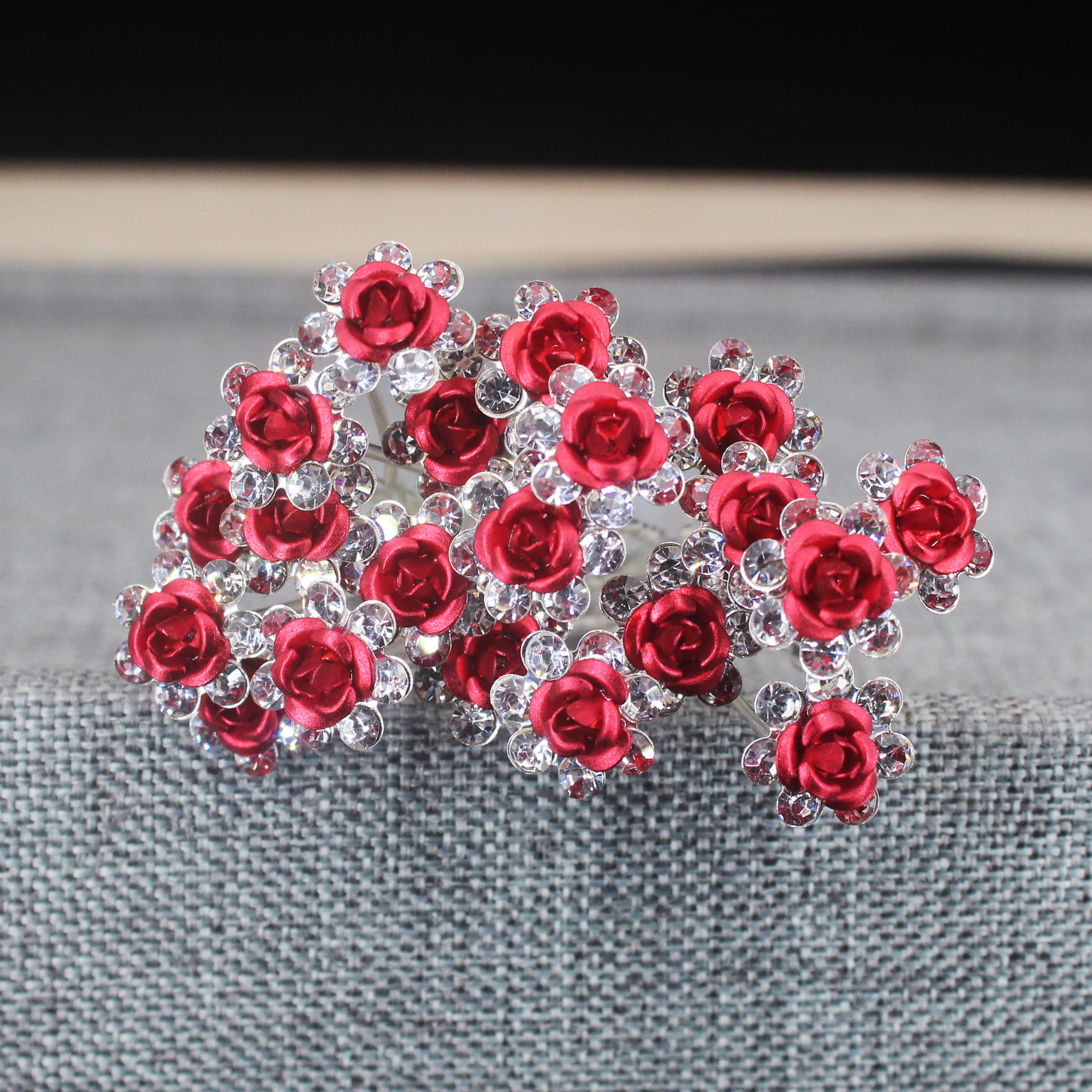 20PCS Rose Flower Rhinestone H - Tech Hair Accessories recensie en prijs
