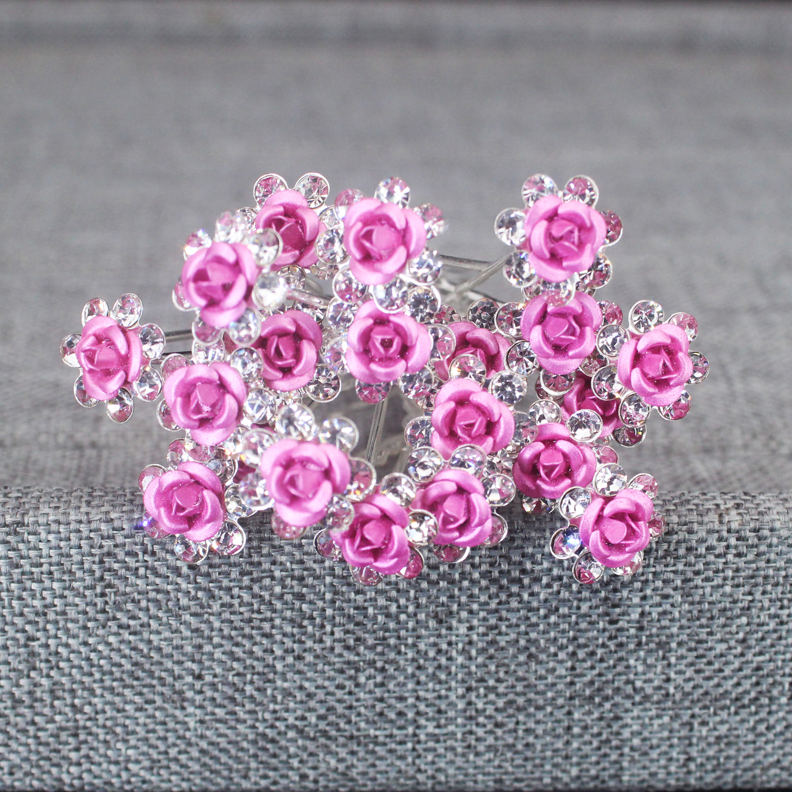 20PCS Rose Flower Rhinestone H - Tech Hair Accessories recensie en prijs