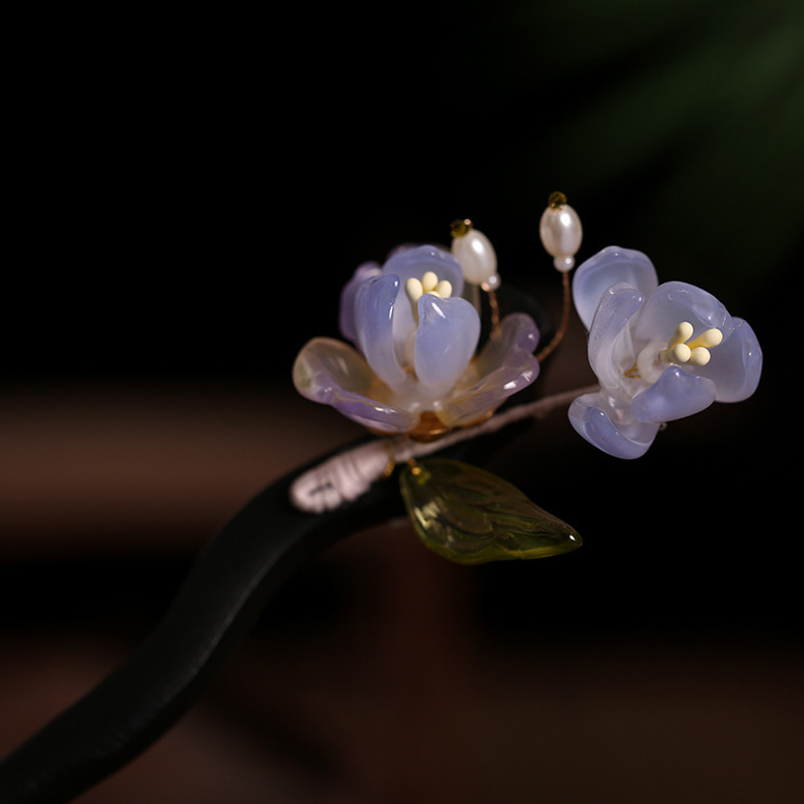 Vintage Wooden Flower Hairpin  - Tech Hair Accessories recensie en prijs